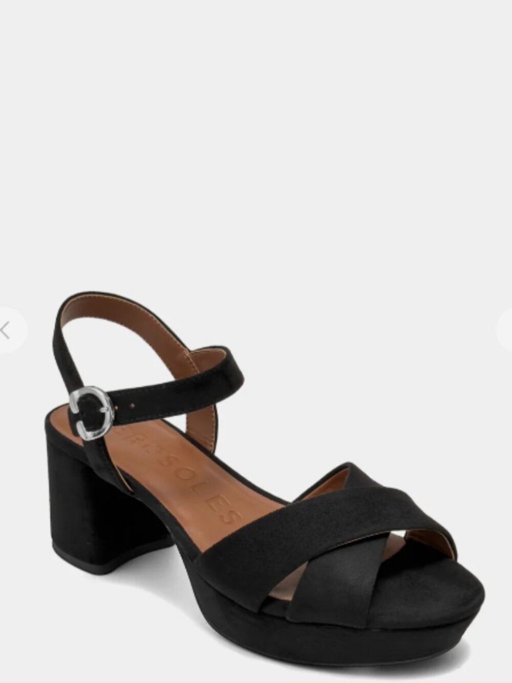 Aerosoles Cosmos Platform Heels 9.5W Black Suede